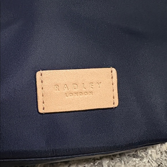 RADLEY LONDON Navy Tote with Beige Straps - Picture 3 of 7